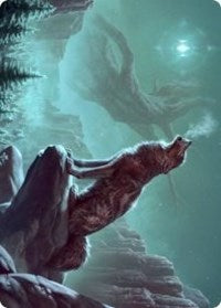 Sarulf's Packmate Art Card [Kaldheim Art Series] | Clutch Gaming