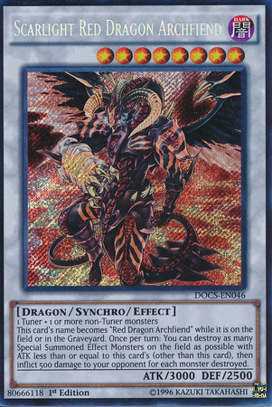 Scarlight Red Dragon Archfiend [DOCS-EN046] Secret Rare | Clutch Gaming