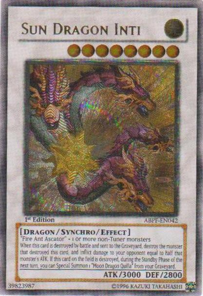 Sun Dragon Inti [ABPF-EN042] Ultimate Rare | Clutch Gaming