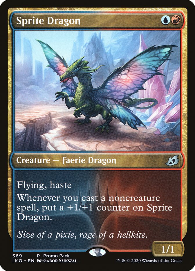 Sprite Dragon (Promo Pack) [Ikoria: Lair of Behemoths Promos] | Clutch Gaming