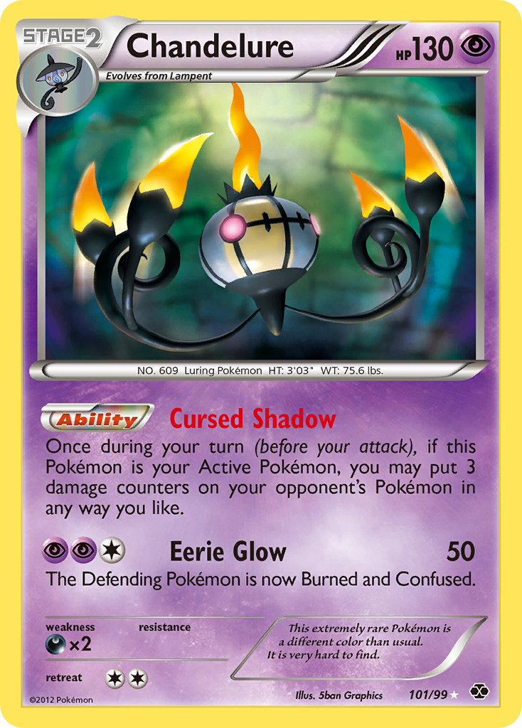 Chandelure (101/99) [Black & White: Next Destinies] | Clutch Gaming