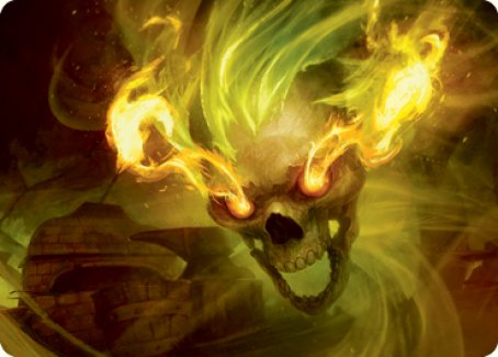 Flameskull Art Card [Dungeons & Dragons: Adventures in the Forgotten Realms Art Series] | Clutch Gaming