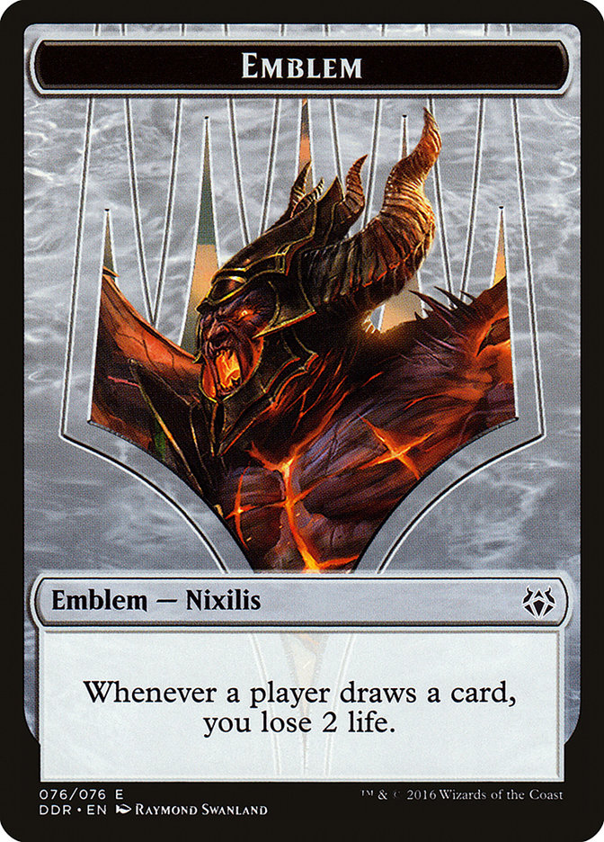 Ob Nixilis Reignited Emblem [Duel Decks: Nissa vs. Ob Nixilis] | Clutch Gaming