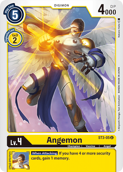 Angemon [ST3-05] [Starter Deck: Heaven's Yellow] | Clutch Gaming