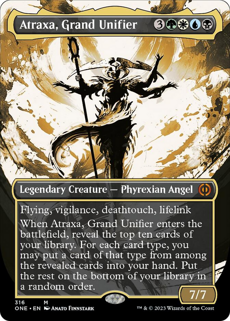 Atraxa, Grand Unifier (Borderless Ichor) [Phyrexia: All Will Be One] | Clutch Gaming