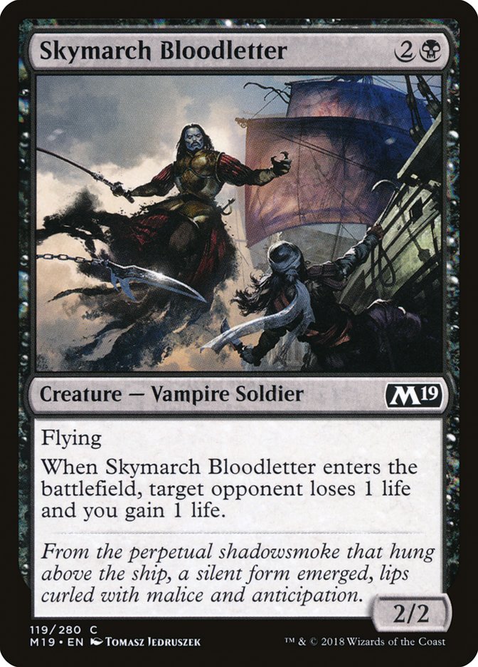 Skymarch Bloodletter [Core Set 2019] | Clutch Gaming