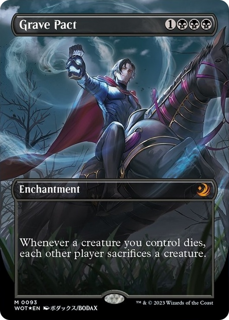 Grave Pact (Anime Borderless) (Confetti Foil) [Wilds of Eldraine: Enchanting Tales] | Clutch Gaming