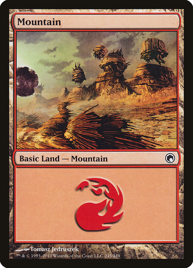 Mountain (245) [Scars of Mirrodin] | Clutch Gaming