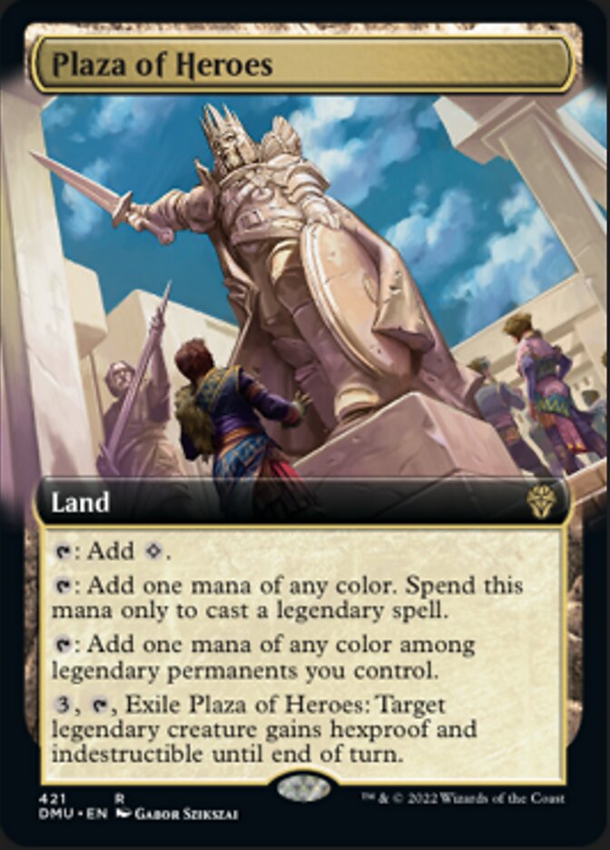 Plaza of Heroes (Extended Art) [Dominaria United] | Clutch Gaming