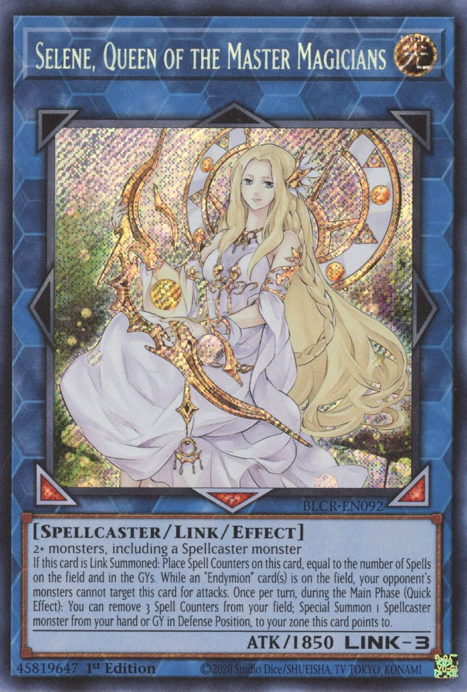 Selene, Queen of the Master Magicians [BLCR-EN092] Secret Rare | Clutch Gaming