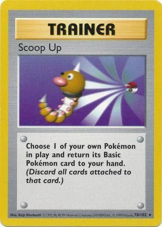 Scoop Up (78/102) [Base Set Shadowless Unlimited] | Clutch Gaming