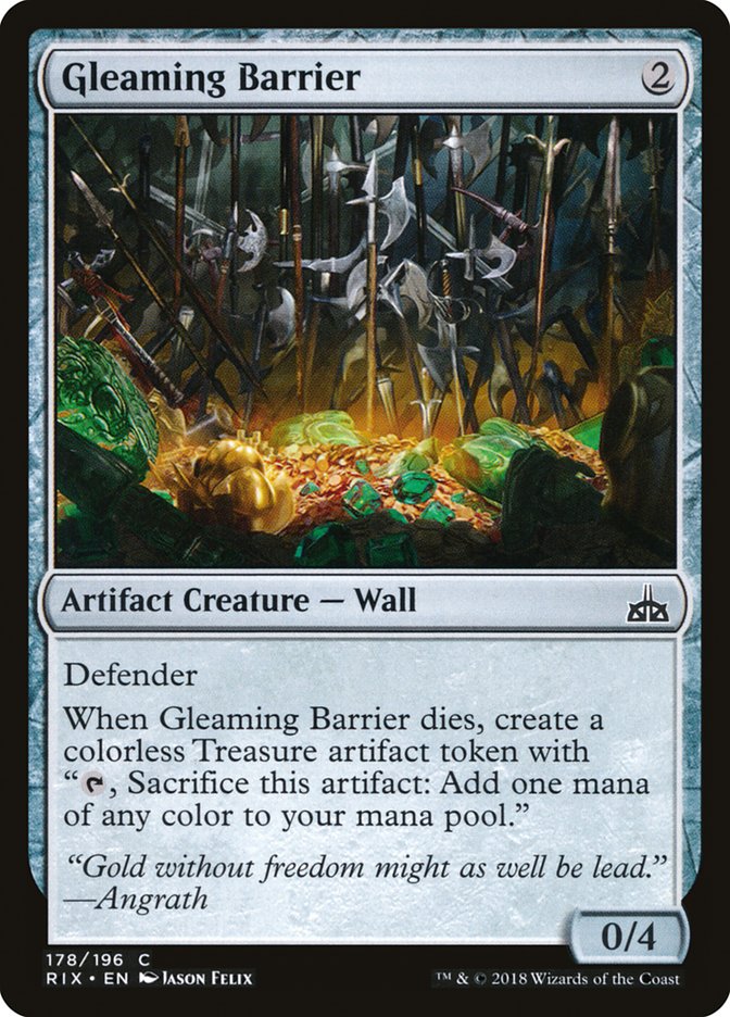 Gleaming Barrier [Rivals of Ixalan] | Clutch Gaming