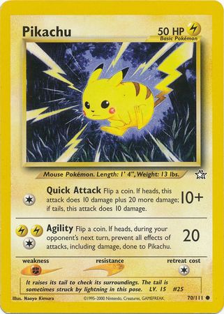 Pikachu (70/111) [Neo Genesis Unlimited] | Clutch Gaming