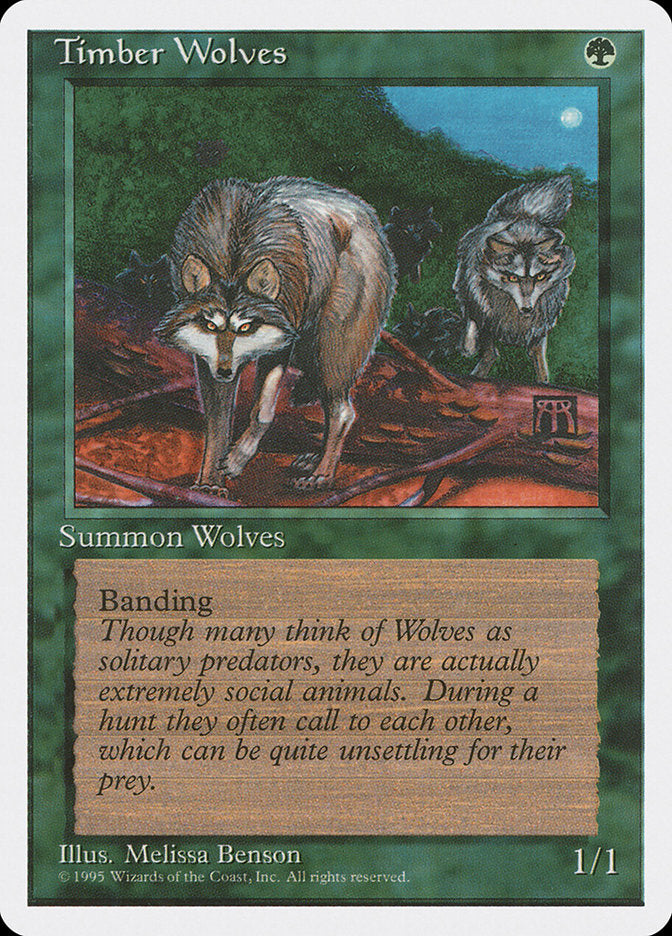 Timber Wolves [Fourth Edition] | Clutch Gaming