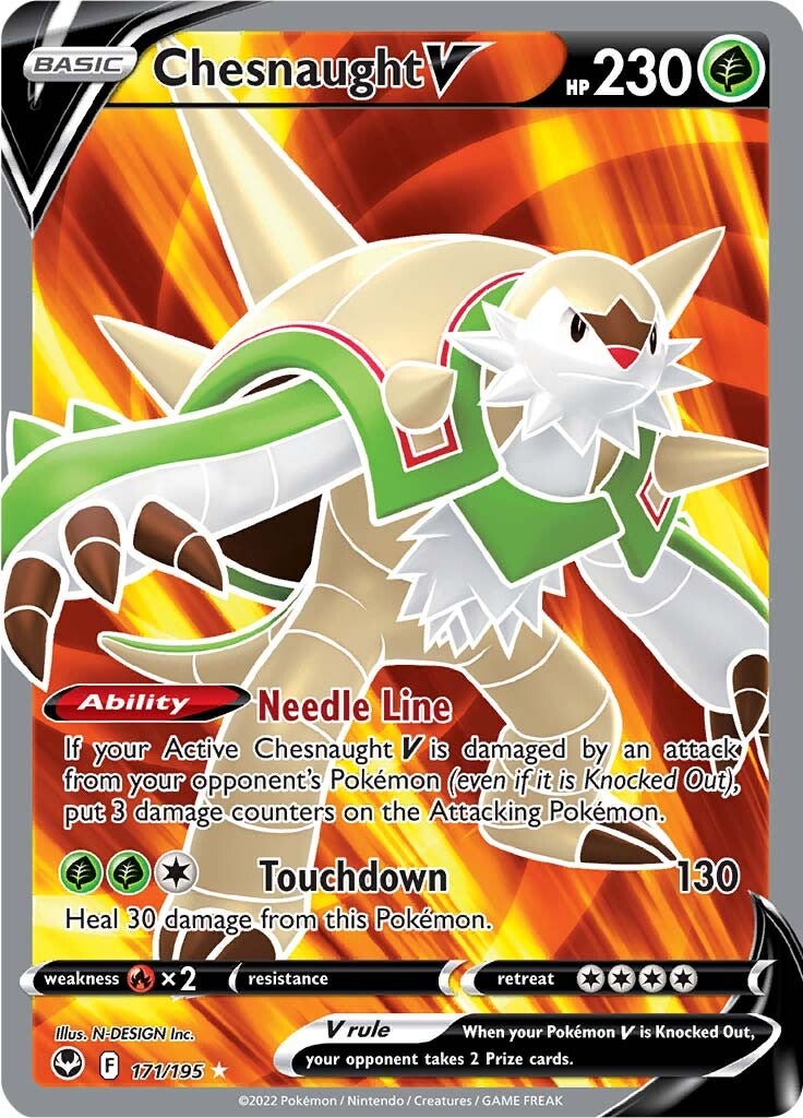 Chesnaught V (171/195) [Sword & Shield: Silver Tempest] | Clutch Gaming