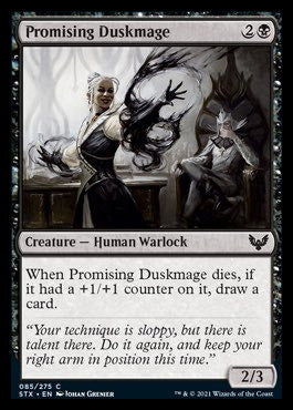 Promising Duskmage [Strixhaven: School of Mages] | Clutch Gaming