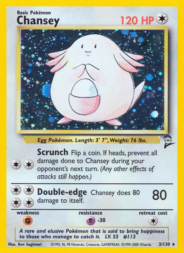 Chansey (3/130) [Base Set 2] | Clutch Gaming