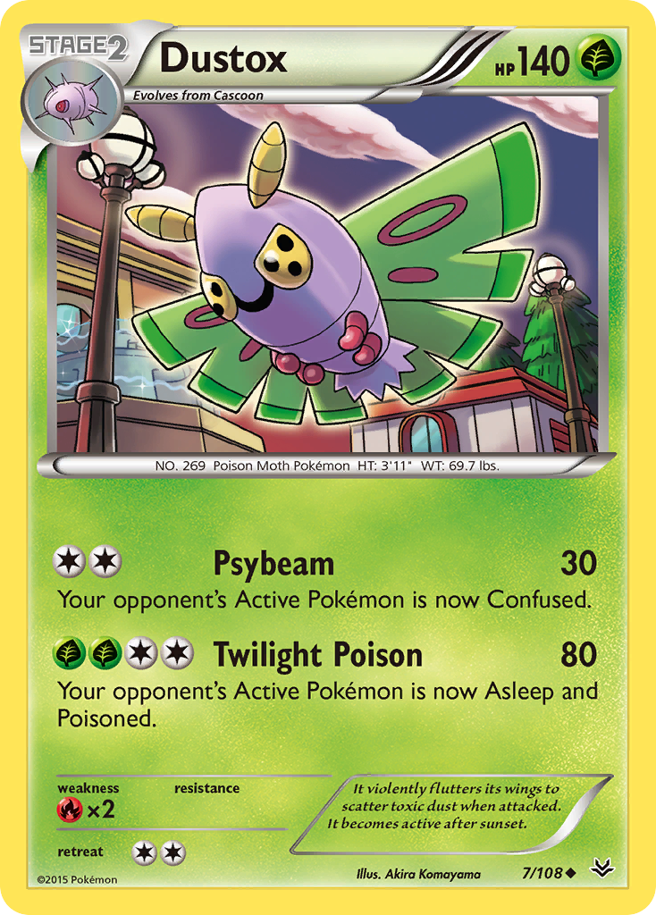 Dustox (7/108) [XY: Roaring Skies] | Clutch Gaming