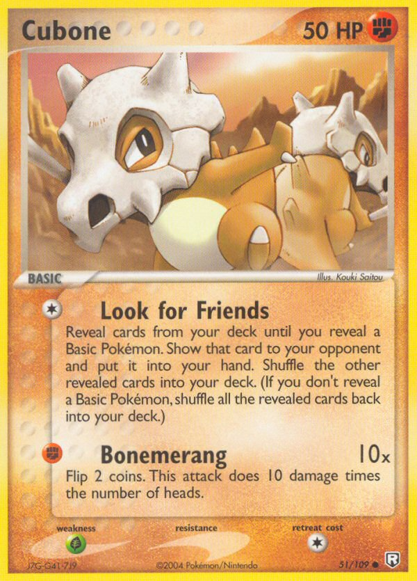 Cubone (51/109) [EX: Team Rocket Returns] | Clutch Gaming