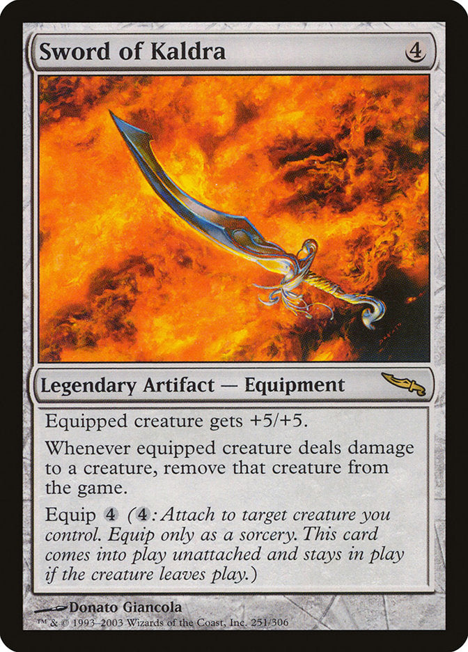 Sword of Kaldra [Mirrodin] | Clutch Gaming