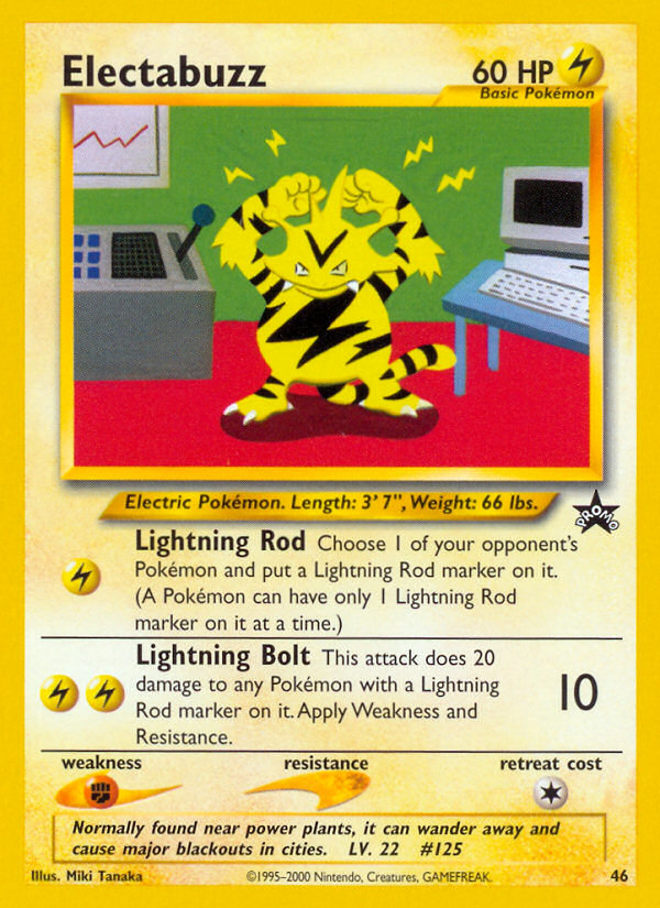 Electabuzz (46) [Wizards of the Coast: Black Star Promos] | Clutch Gaming