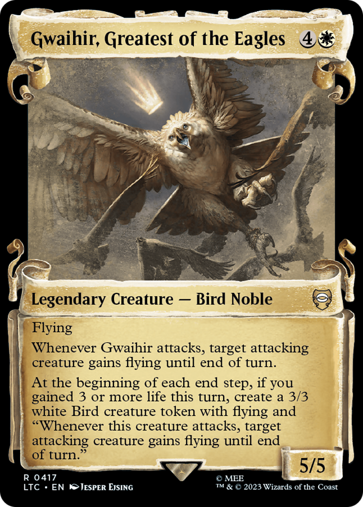 Gwaihir, Greatest of the Eagles [The Lord of the Rings: Tales of Middle-Earth Commander Showcase Scrolls] | Clutch Gaming