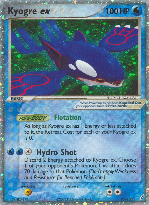 Kyogre ex (95/100) [EX: Crystal Guardians] | Clutch Gaming