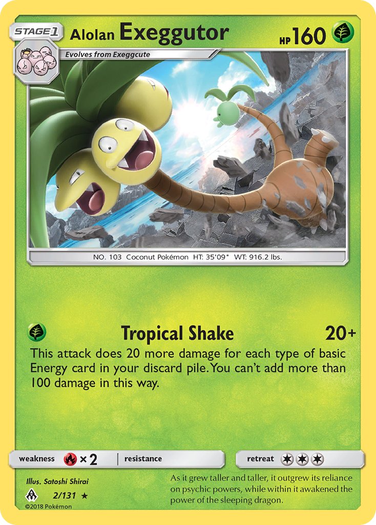 Alolan Exeggutor (2/131) [Sun & Moon: Forbidden Light] | Clutch Gaming