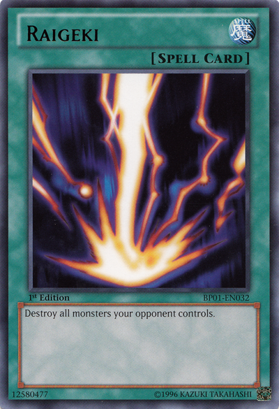 Raigeki [BP01-EN032] Rare | Clutch Gaming
