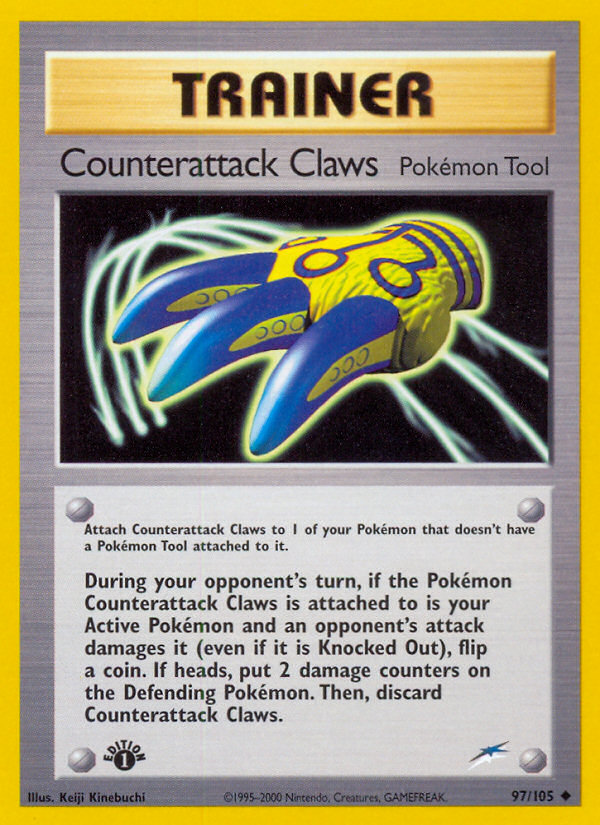 Counterattack Claws (97/105) [Neo Destiny 1st Edition] | Clutch Gaming