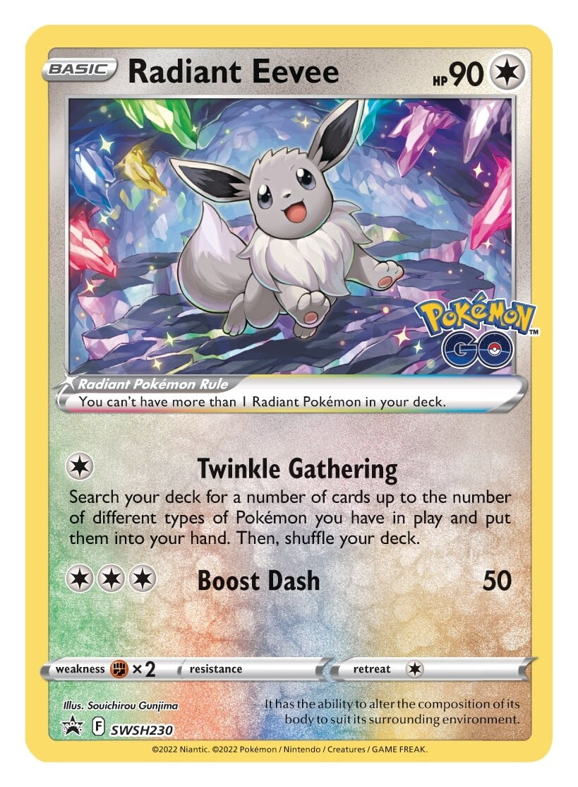 Radiant Eevee (SWSH230) [Sword & Shield: Black Star Promos] | Clutch Gaming