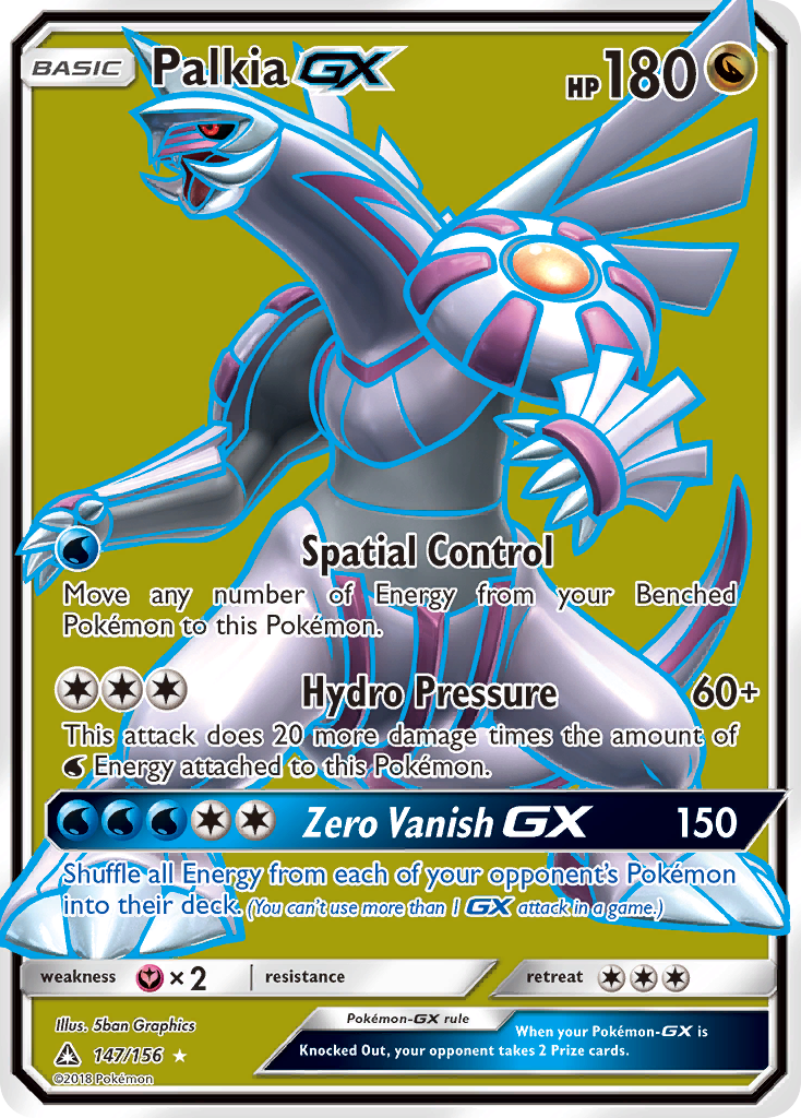 Palkia GX (147/156) [Sun & Moon: Ultra Prism] | Clutch Gaming