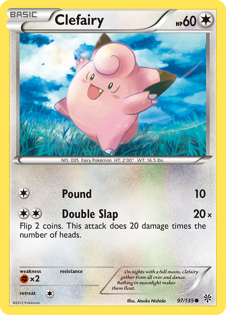 Clefairy (97/135) [Black & White: Plasma Storm] | Clutch Gaming