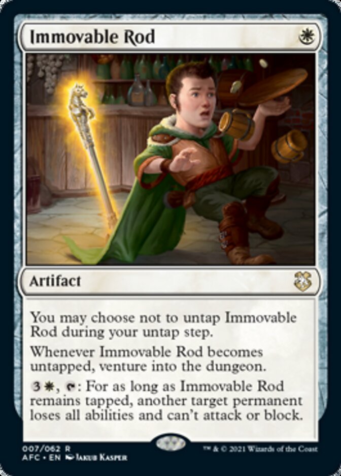 Immovable Rod [Dungeons & Dragons: Adventures in the Forgotten Realms Commander] | Clutch Gaming