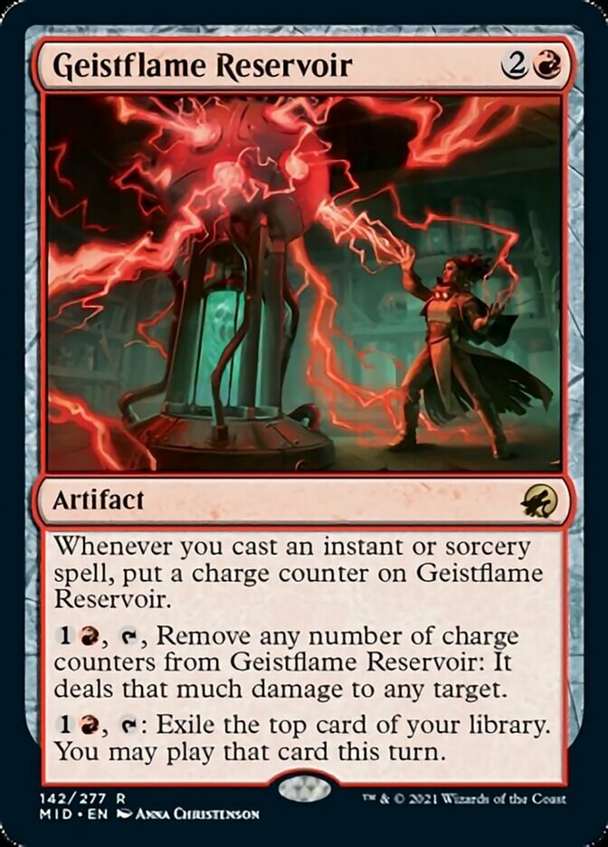 Geistflame Reservoir [Innistrad: Midnight Hunt] | Clutch Gaming