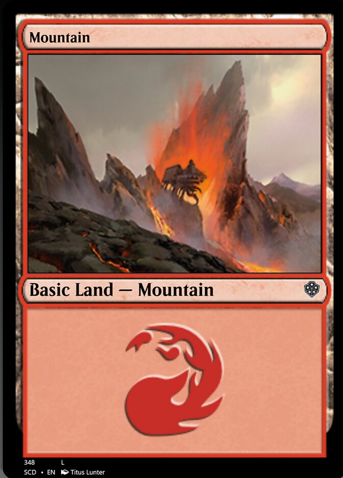 Mountain (348) [Starter Commander Decks] | Clutch Gaming