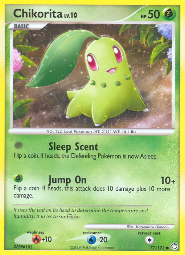 Chikorita (77/123) [Diamond & Pearl: Mysterious Treasures] | Clutch Gaming