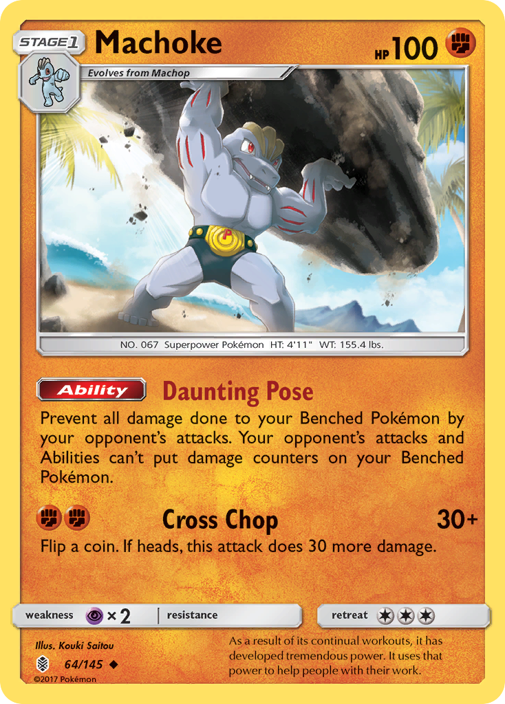 Machoke (64/145) [Sun & Moon: Guardians Rising] | Clutch Gaming