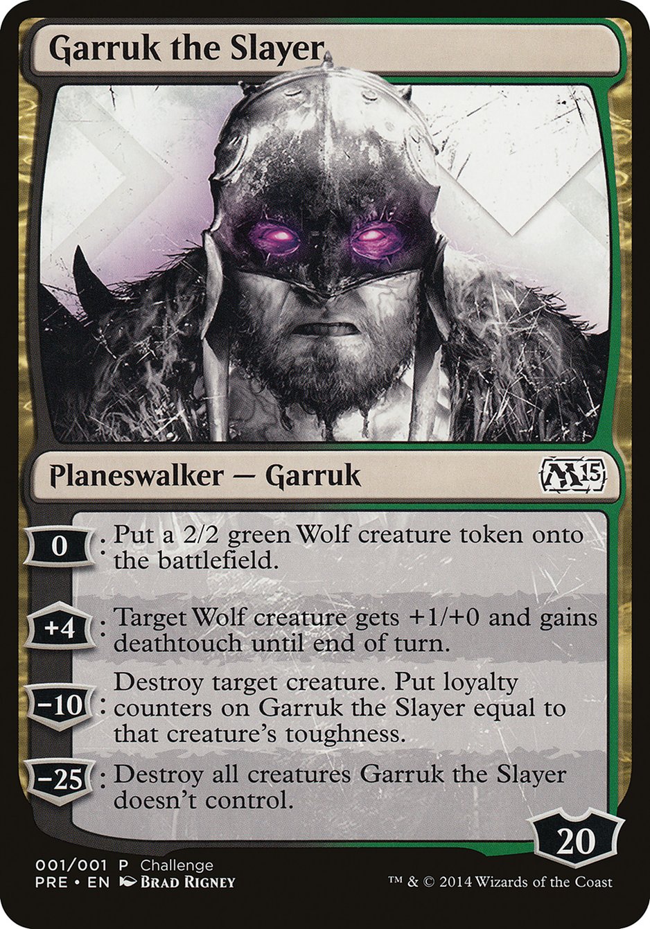 Garruk the Slayer (Prerelease Challenge) [Magic 2015 Prerelease Promos] | Clutch Gaming