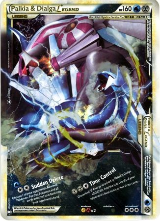 Palkia & Dialga LEGEND (101/102) (Jumbo Card) [HeartGold & SoulSilver: Triumphant] | Clutch Gaming