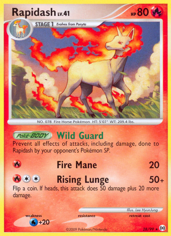 Rapidash (28/99) [Platinum: Arceus] | Clutch Gaming