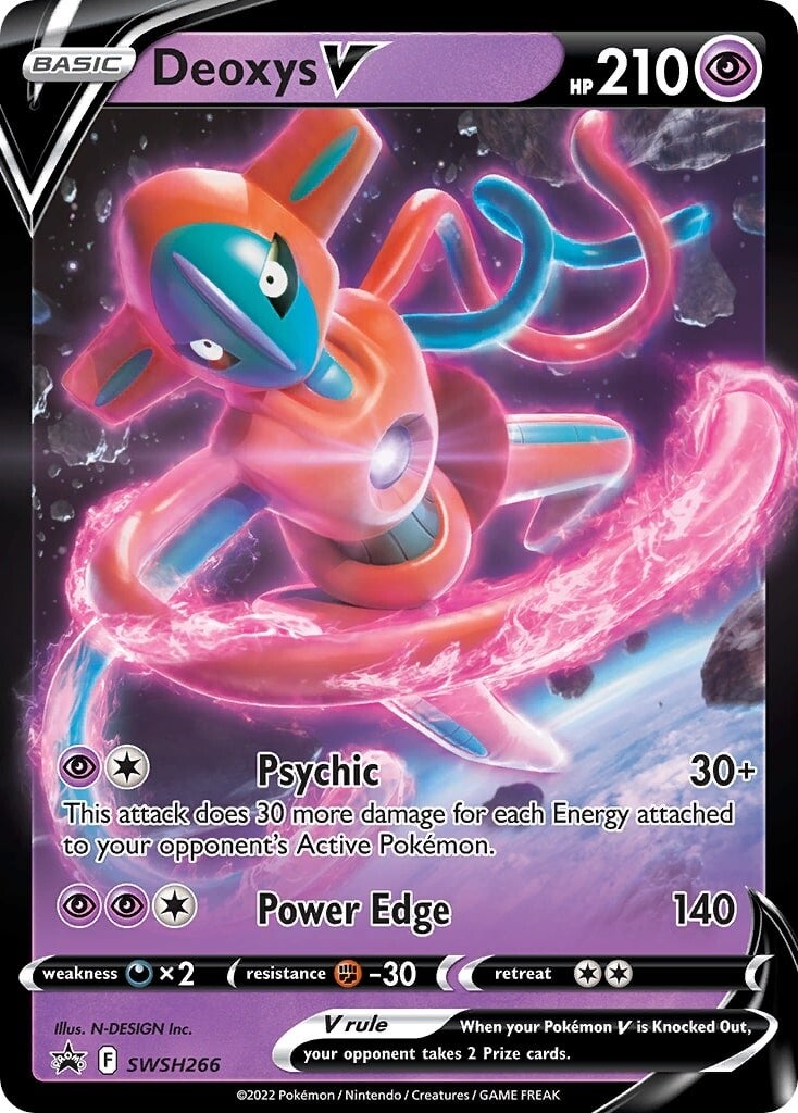 Deoxys V (SWSH266) [Sword & Shield: Black Star Promos] | Clutch Gaming