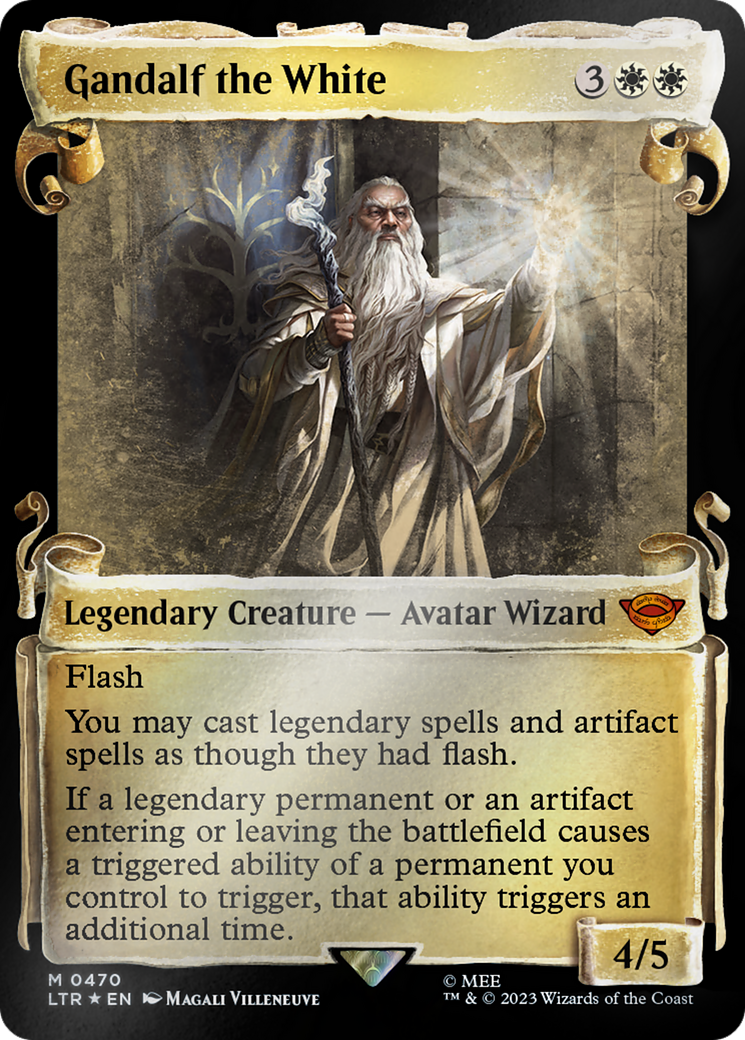 Gandalf the White [The Lord of the Rings: Tales of Middle-Earth Showcase Scrolls] | Clutch Gaming