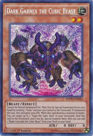 Dark Garnex the Cubic Beast [MVP1-ENS33] Secret Rare | Clutch Gaming