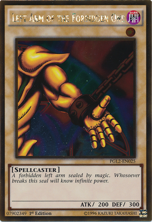 Left Arm of the Forbidden One [PGL2-EN025] Gold Rare | Clutch Gaming