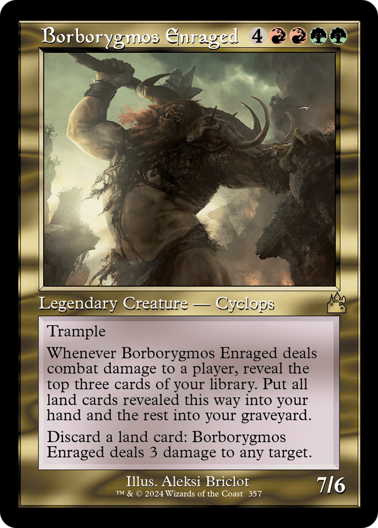 Borborygmos Enraged (Retro Frame) [Ravnica Remastered] | Clutch Gaming