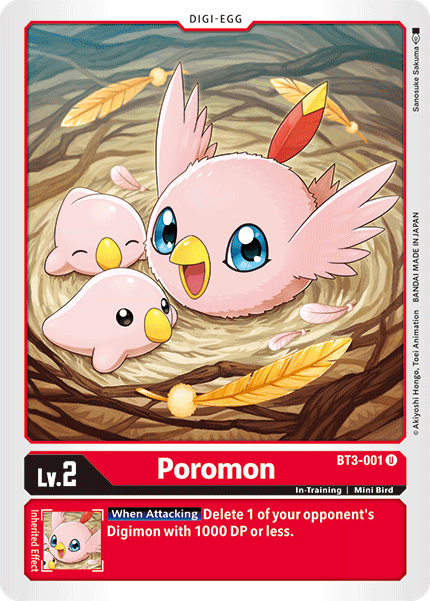 Poromon [BT3-001] [Release Special Booster Ver.1.5] | Clutch Gaming