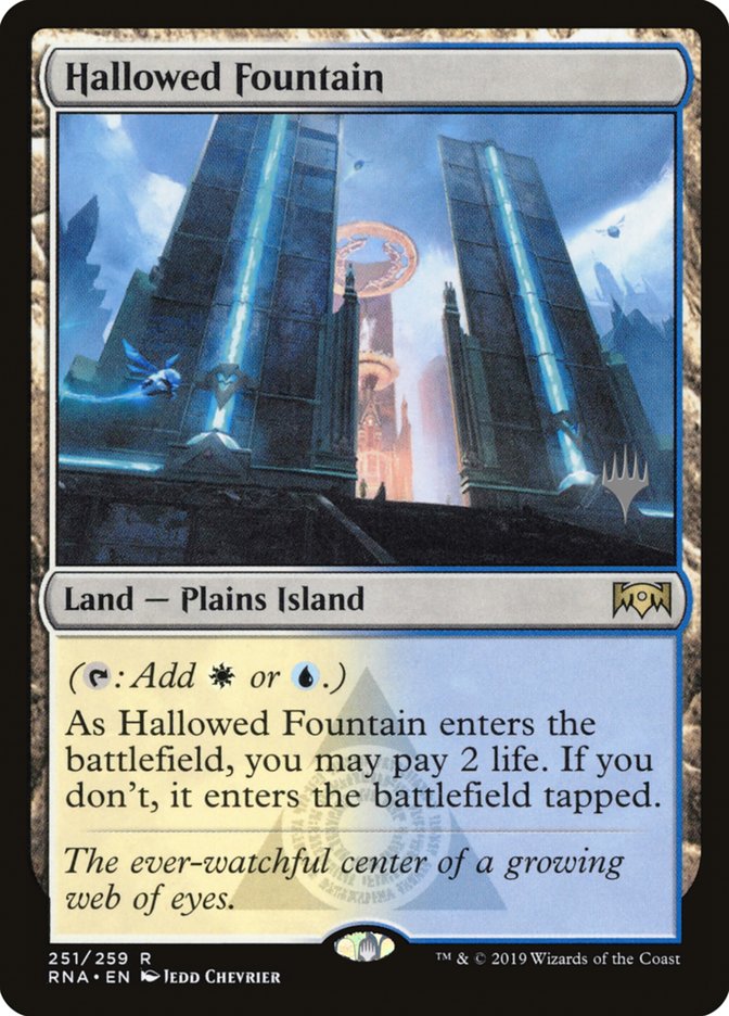 Hallowed Fountain (Promo Pack) [Ravnica Allegiance Promos] | Clutch Gaming