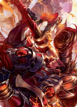 Upriser Renegade Art Card [Kamigawa: Neon Dynasty Art Series] | Clutch Gaming