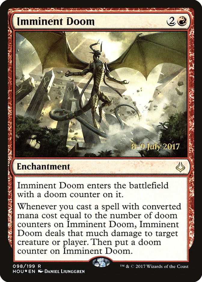 Imminent Doom [Hour of Devastation Prerelease Promos] | Clutch Gaming